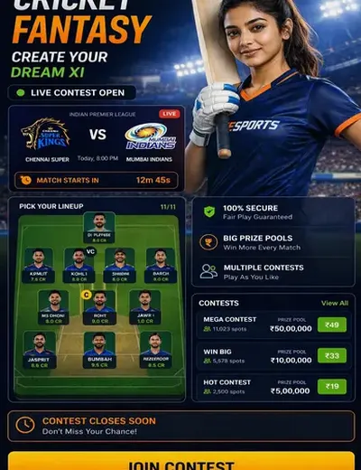 5mbet (5 mbet) fantasy cricket & matchday visual 3